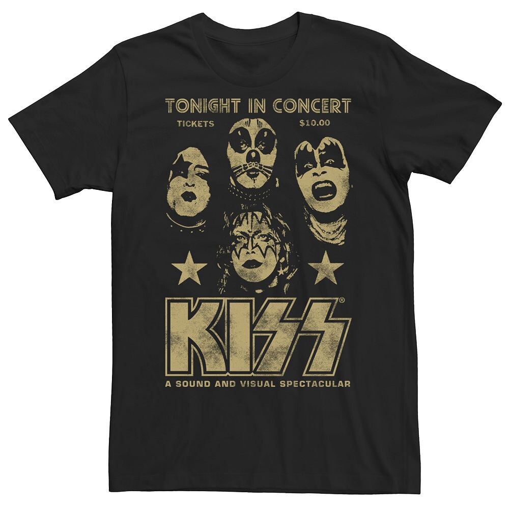 

Мужская футболка KISS Visual Spectacular Live In Concert, черный