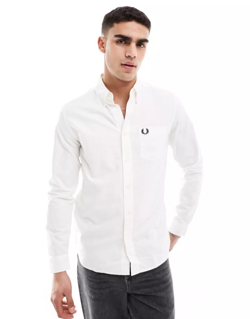 

Белая оксфордская рубашка Fred Perry