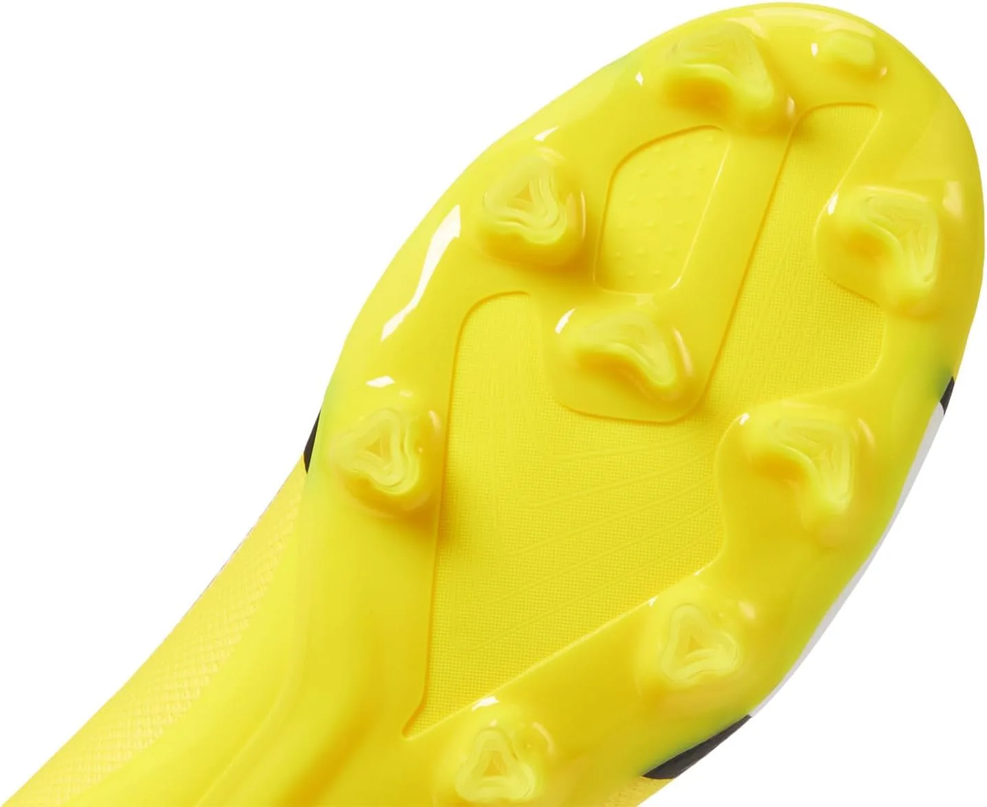 Футбольные бутсы Puma Mens Ultra Match FG, желтый/белый/черный — фото 4
