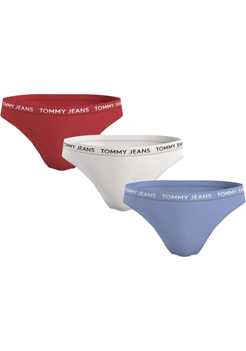 

Трусики бикини Tommy Hilfiger Underwear "3P CLASSIC BIKINI" (3 шт. в упаковке, 3 шт. в упаковке), с эластичным поясом с логотипом Tommy Jeans, белый