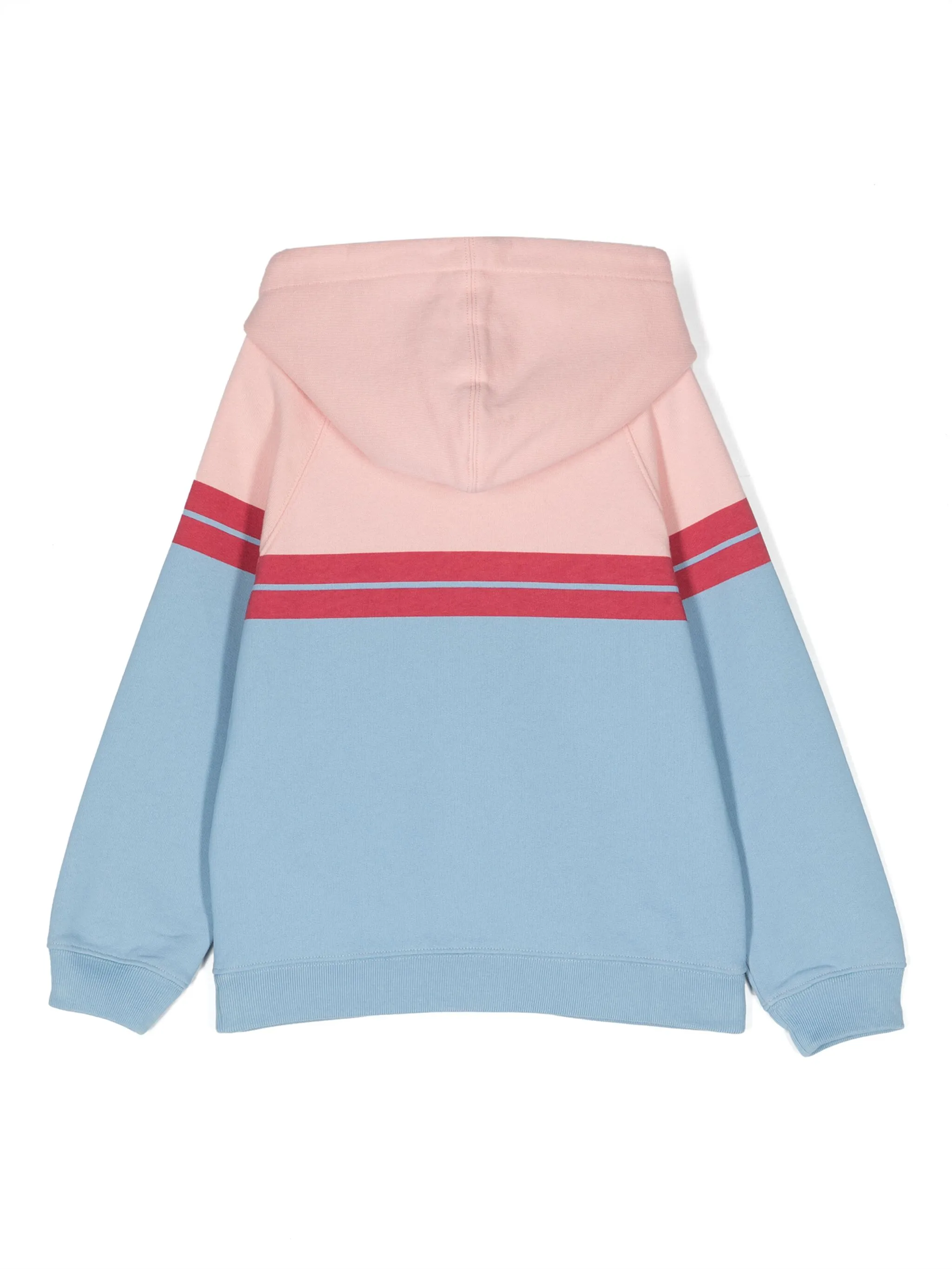 Худи на молнии с логотипом Interlocking G Gucci Kids, розовый — фото 2