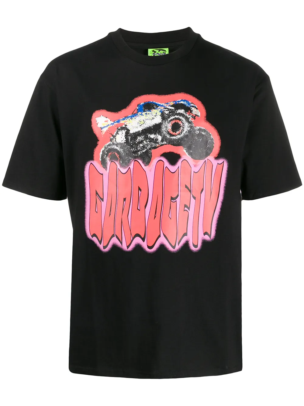 

Футболка с графичным принтом Garbage Tv, черный