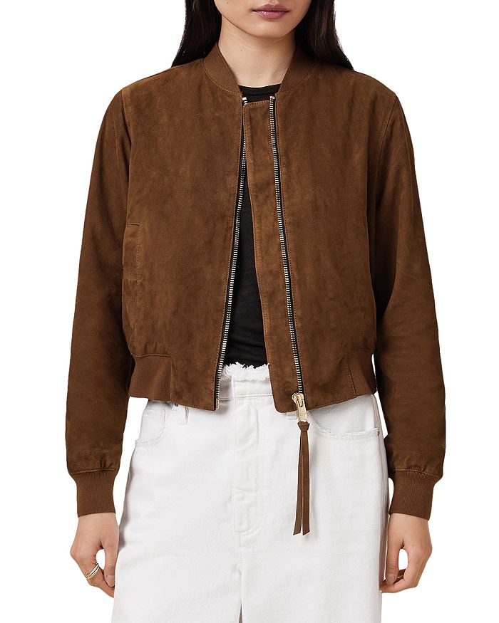 

Бомбер Orton ALLSAINTS, коричневый