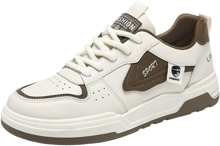 

Модные мужские повседневные спортивные кроссовки для молодежи на осень/зиму. Мягкая и удобная внутренняя подкладка. Износостойкая и противоскользящая подошва. Подходят для ходьбы и тренировок Clolinde, коричневый/бежевый