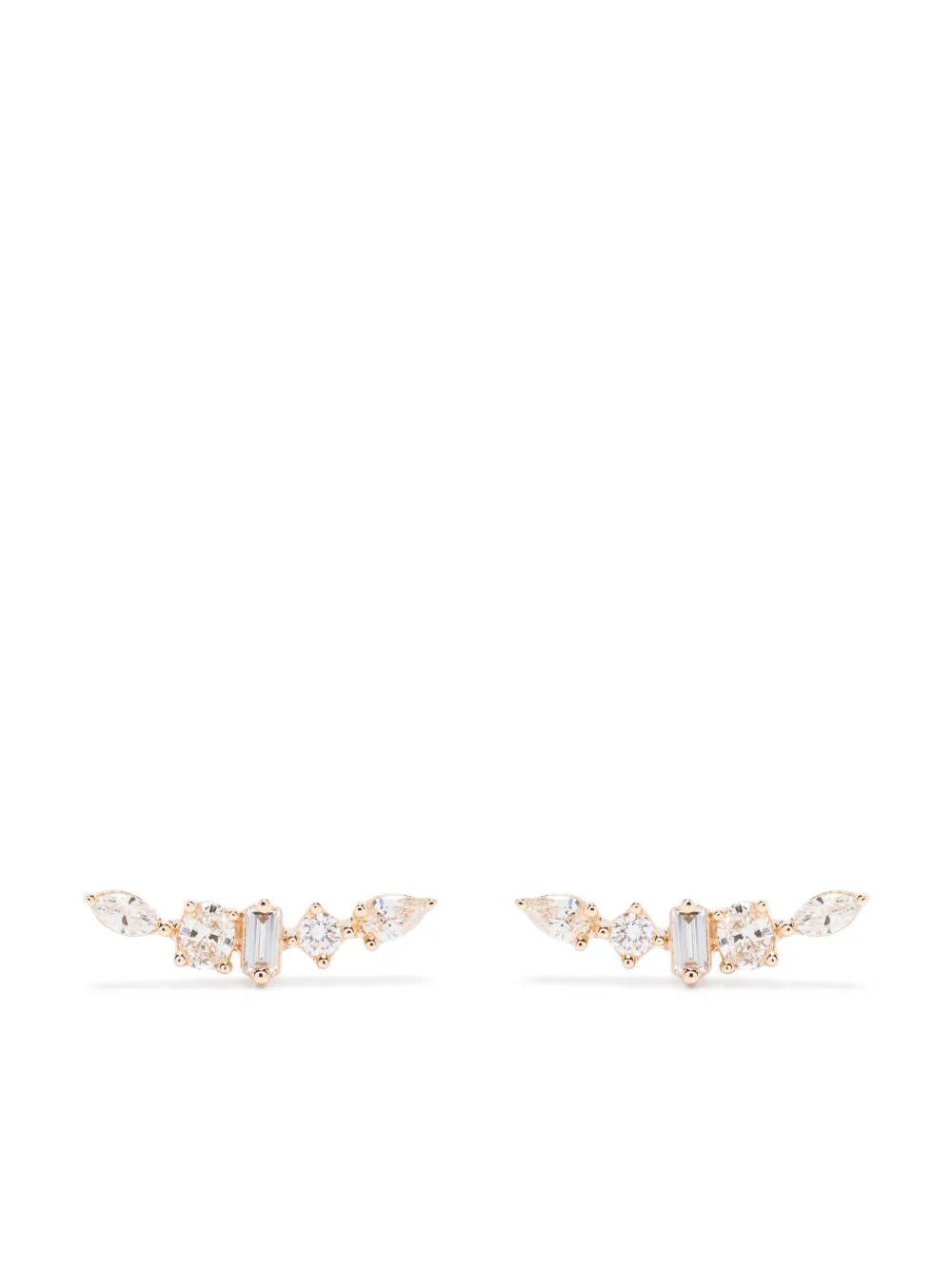 

Серьги Alexa Jordyn из желтого золота с бриллиантами Dana Rebecca Designs, золотой