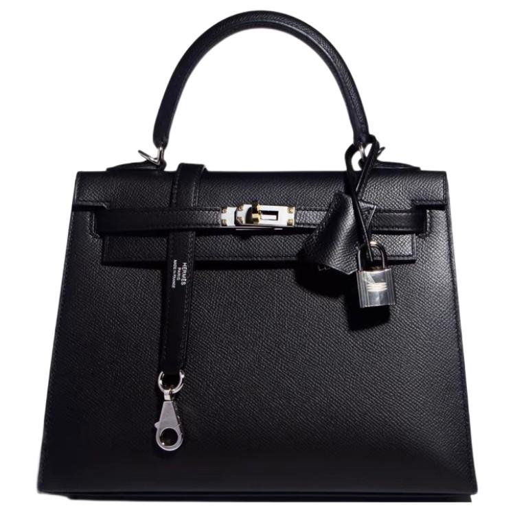 

HERMES Сумка Kelly Epsom Leather Kelly Bag женская 89 Noir Black