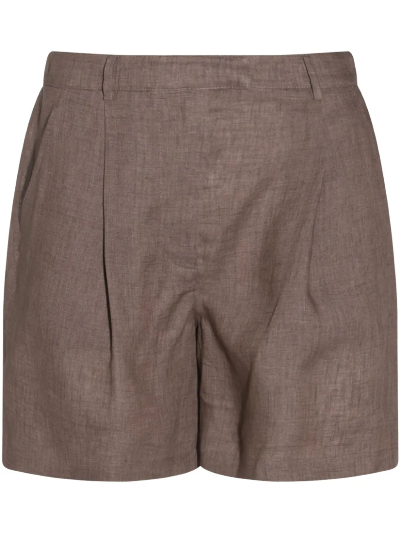

Льняные шорты Brunello Cucinelli, коричневый