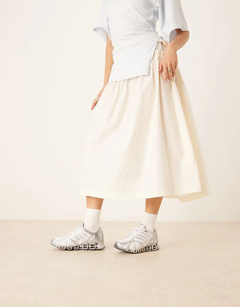 Кроссовки Adidas Originals Mega Ghostride серебристого цвета — фото 3