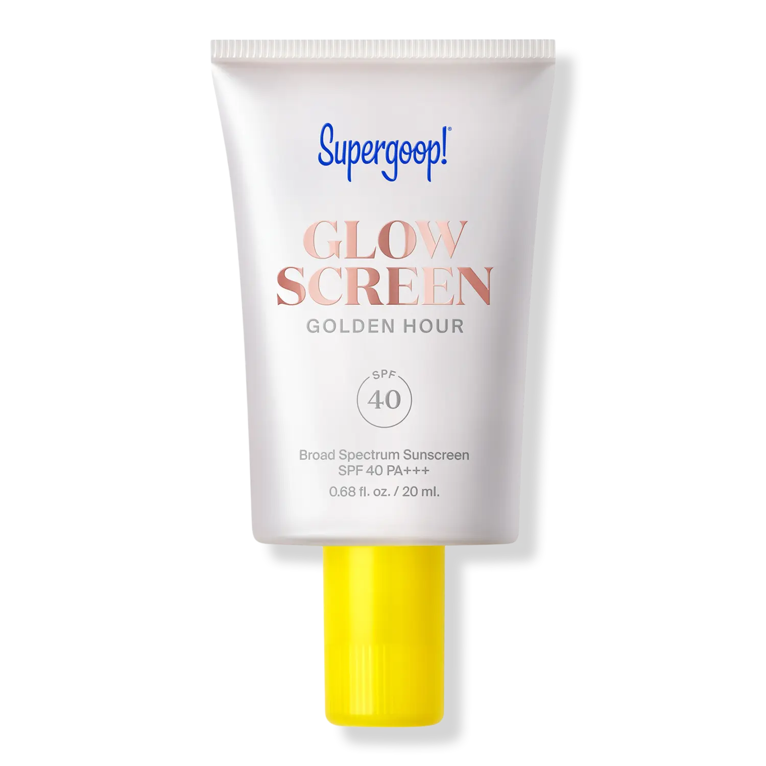 

Mini Glowscreen SPF 40 Солнцезащитный крем с гиалуроновой кислотой и ниацинамидом Supergoop!, Golden Hour (bronze glow)