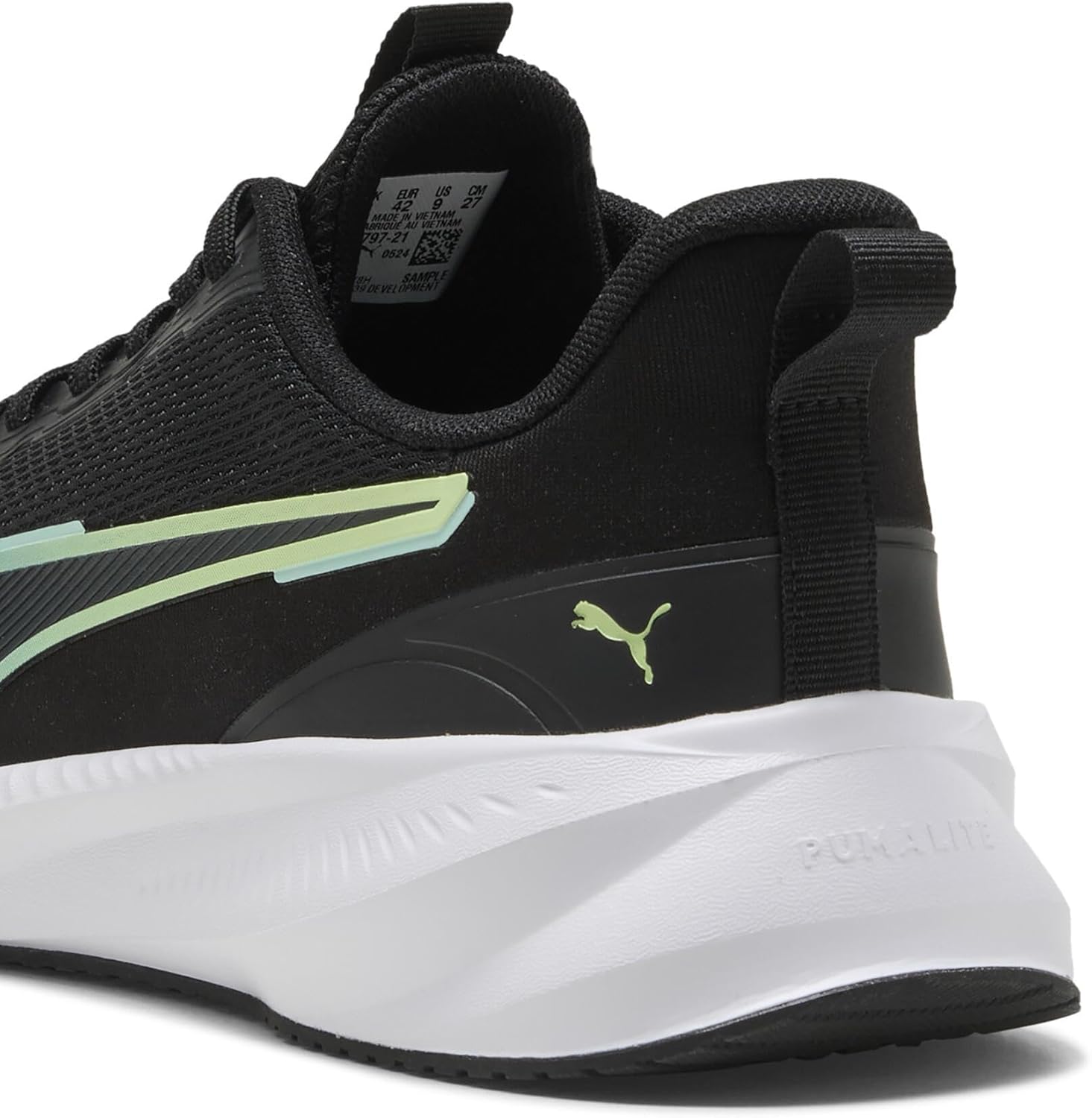 Кроссовки PUMA Unisex-Adult Flyer Lite 3, черный/синий — фото 2