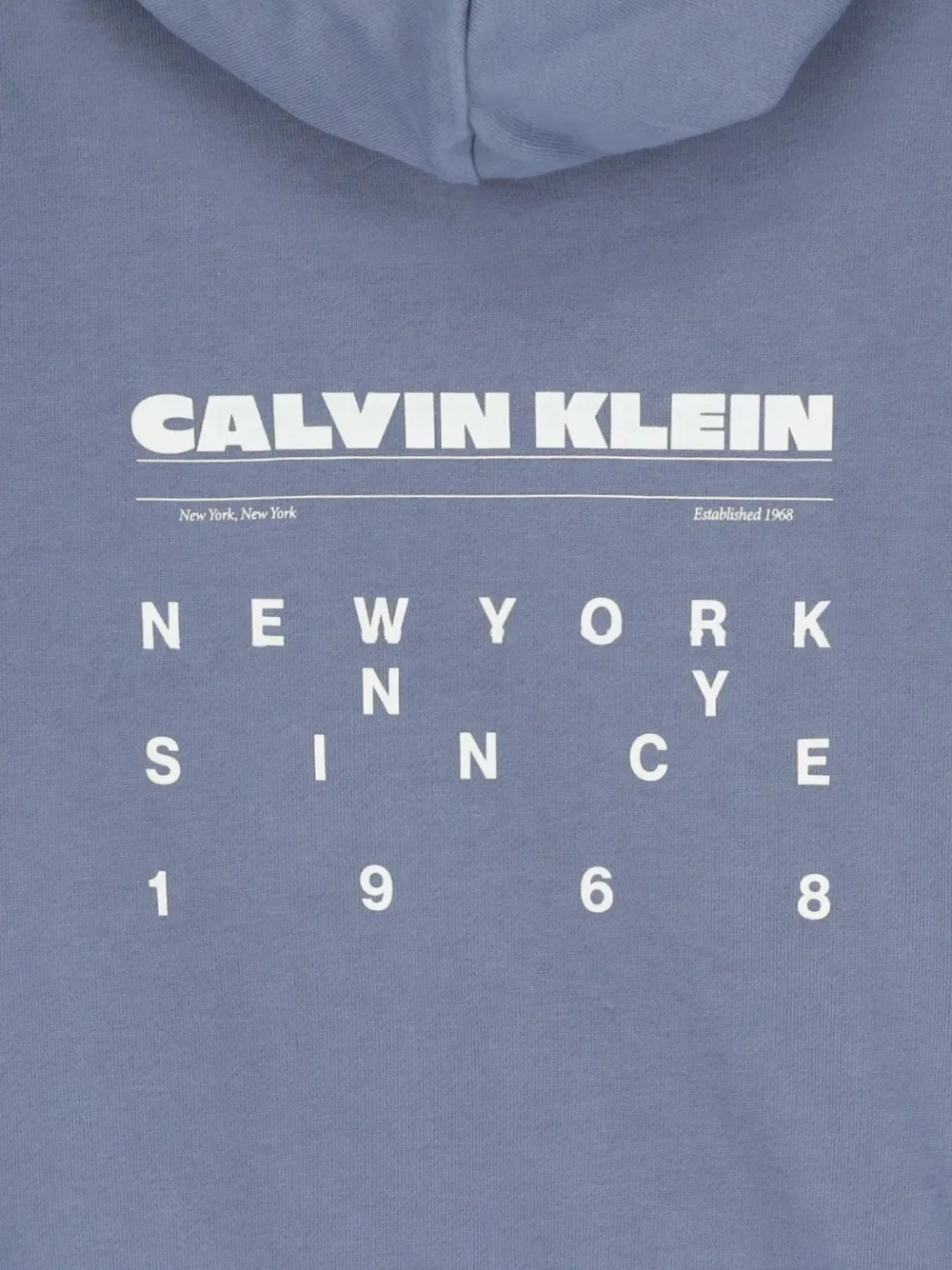 Толстовка с капюшоном и карманом Calvin Klein Kids, синий — фото 4