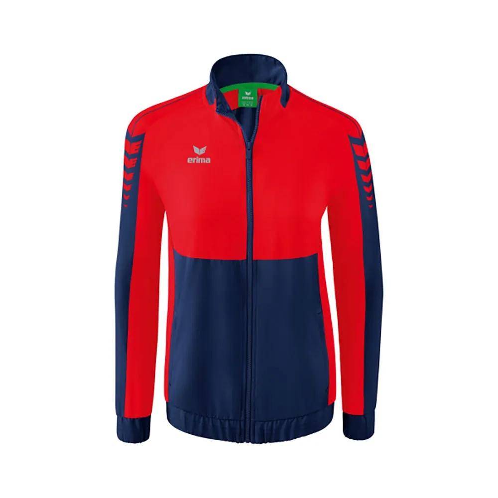 

Толстовка Erima Six Wings Presentation full zip, красный