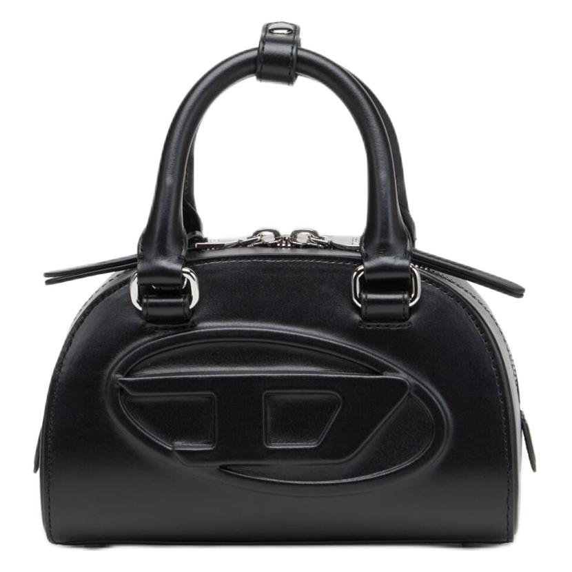 

DIESEL Кожаная мини-сумка через плечо Cow Leather Shoulder Bag черная