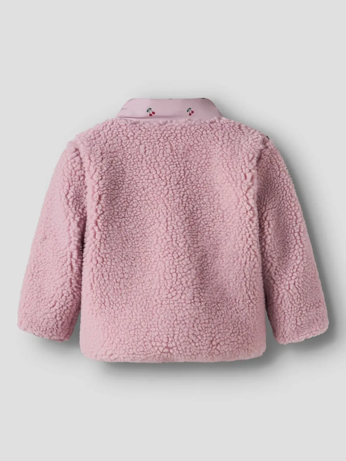 Утепленная куртка, Teddyjacke, Name it, сиреневая — фото 2