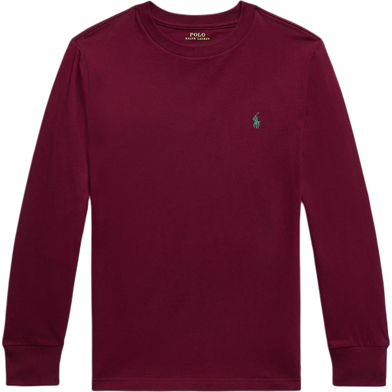 

Футболка FW25 Kids' Polo Ralph Lauren, burgundy
