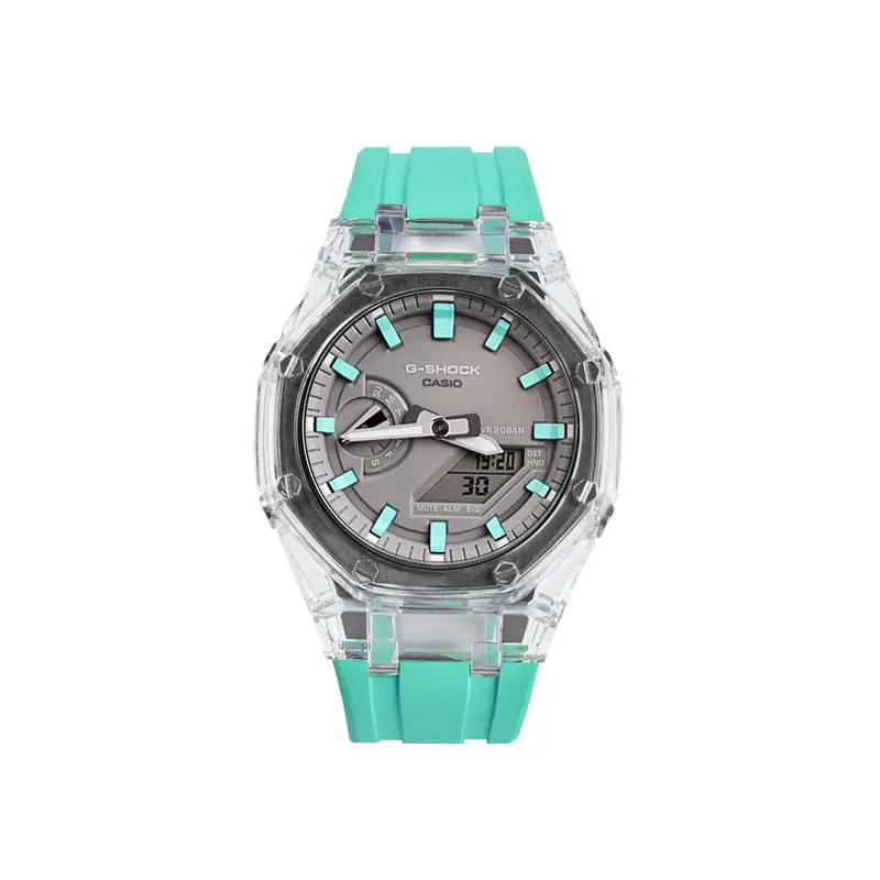

CASIO Часы Unisex 48.5mm Gray Watch, Glacier Epoch, Glacier Ice Blue