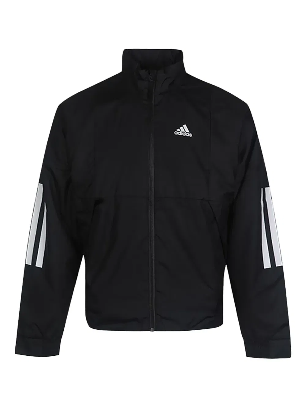 Легкая куртка с высоким воротником Adidas, черный