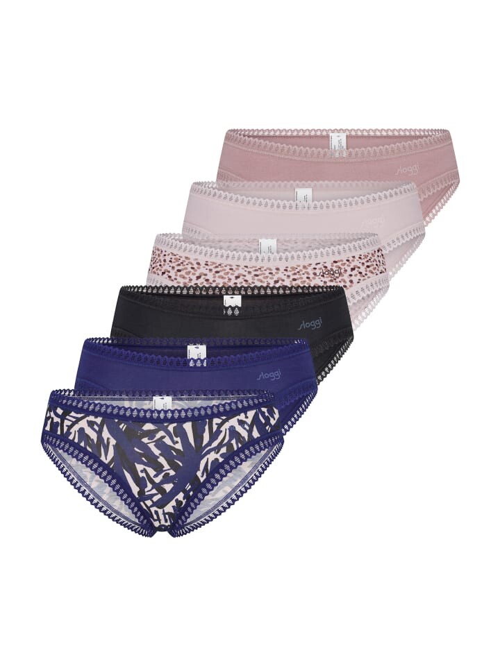 

Трусы Sloggi Mini Slip GO Crush, цвет rosa/blau/schwarz
