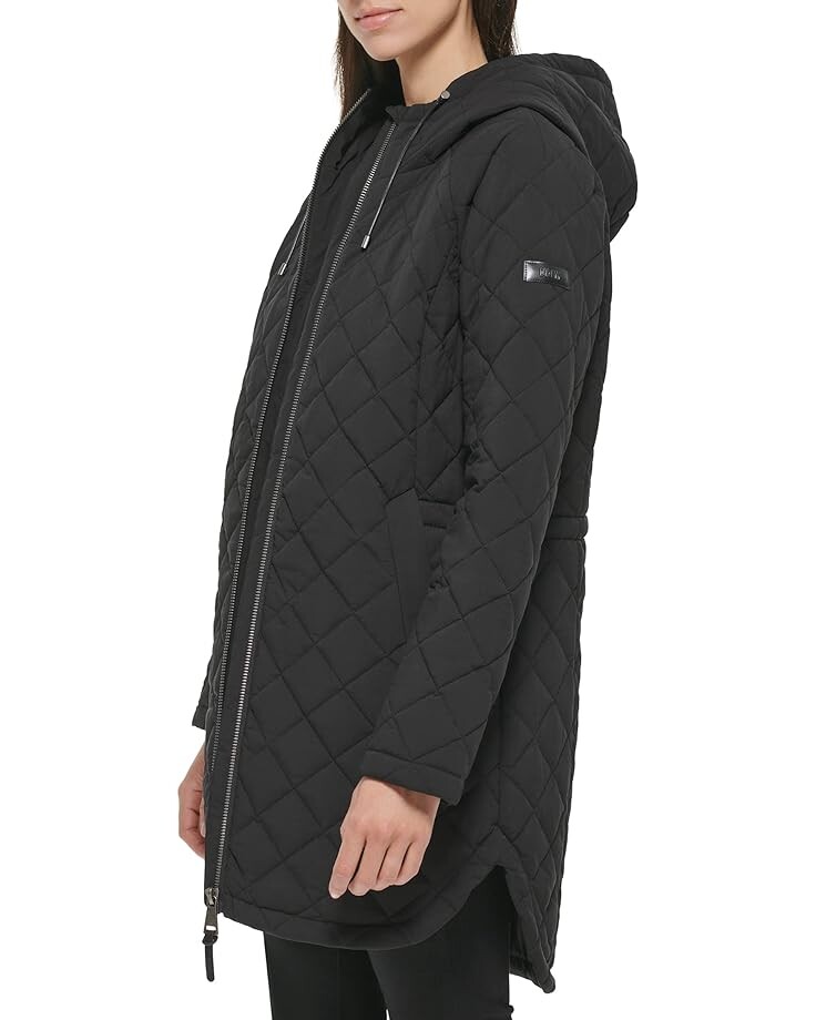 

Куртка DKNY Diamond Quilt Jacket, черный