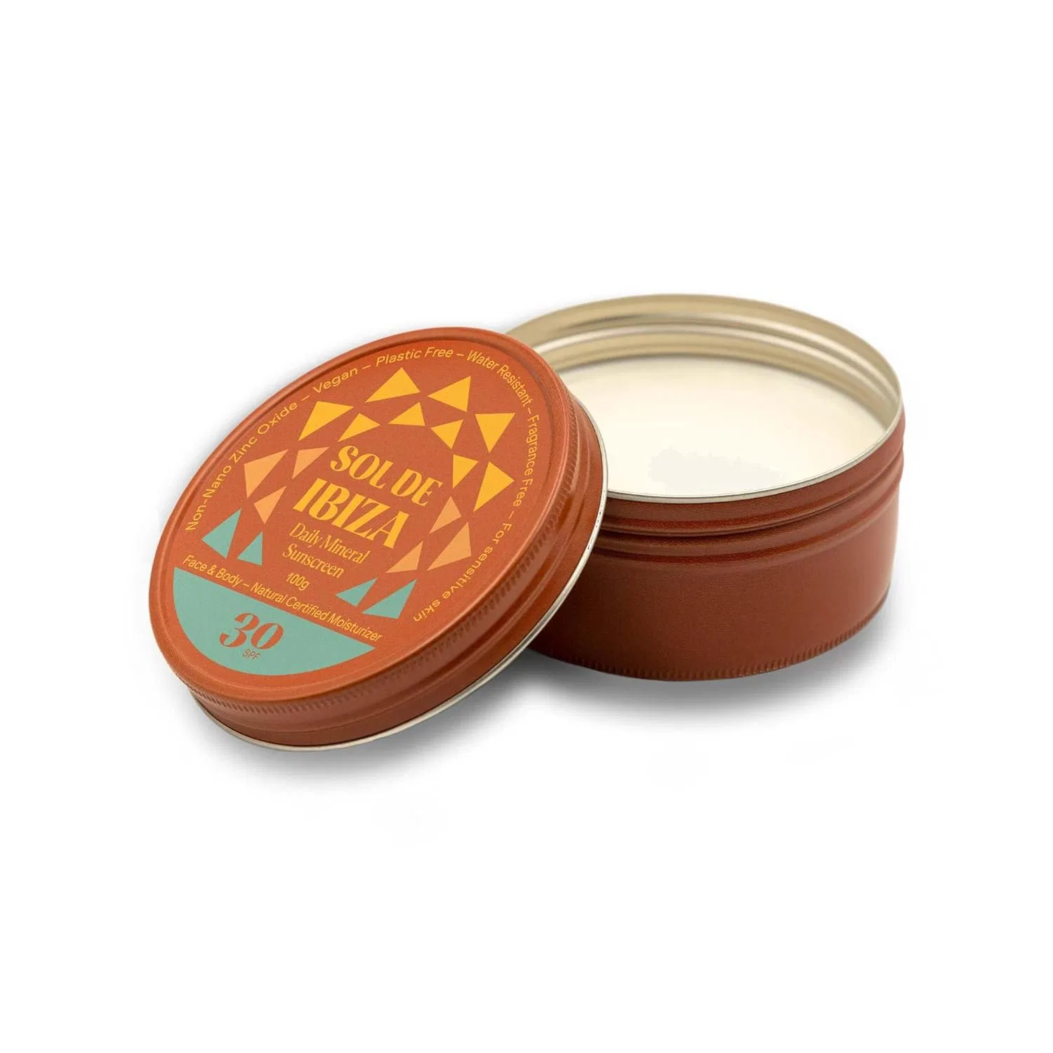 Минеральная солнцезащитная крем SPF30 «Mineral Sun Protection» 100 г от Sol De Ibiza Sol De Ibiza — фото 2