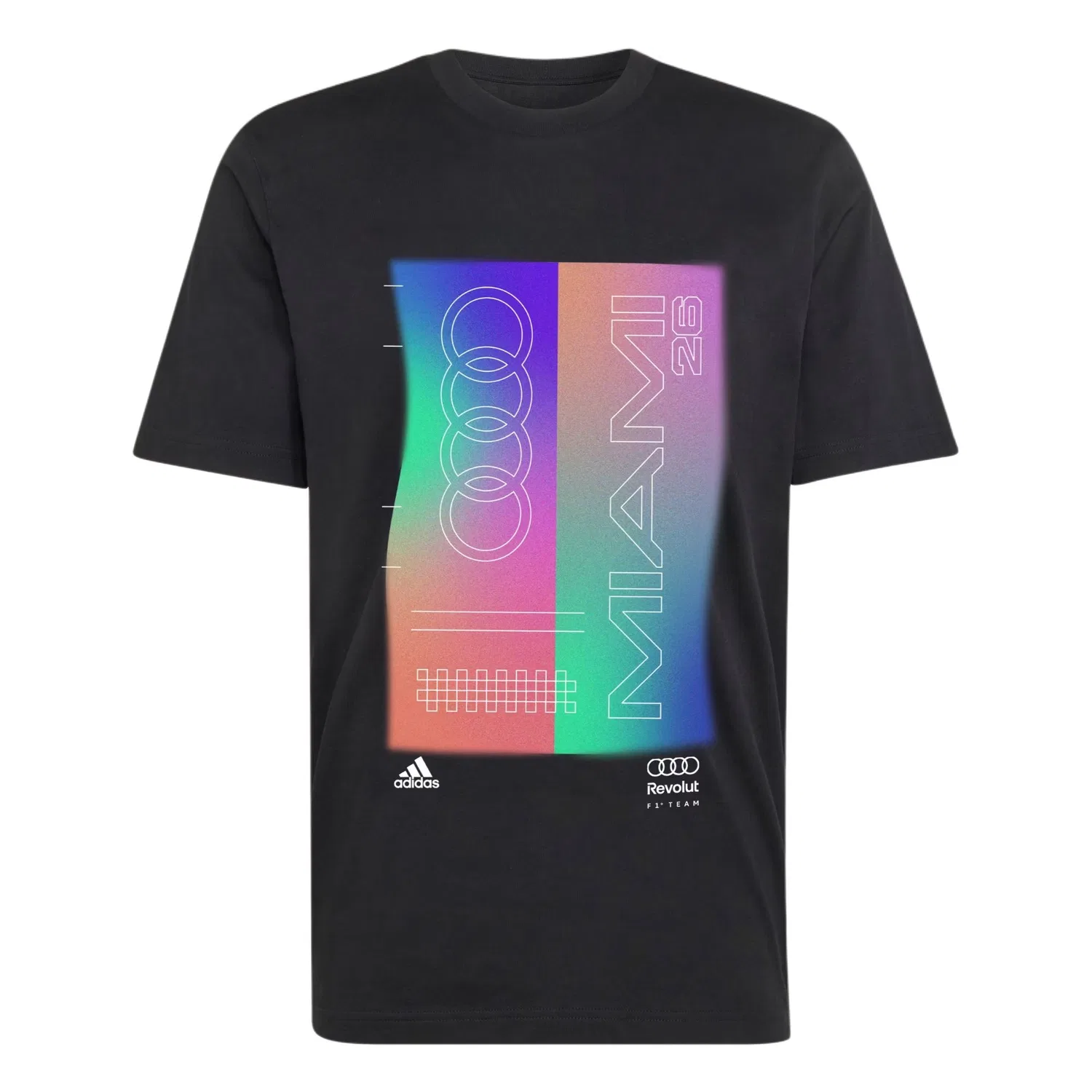 Футболка гоночная Teamgeist Graphic Adidas черный
