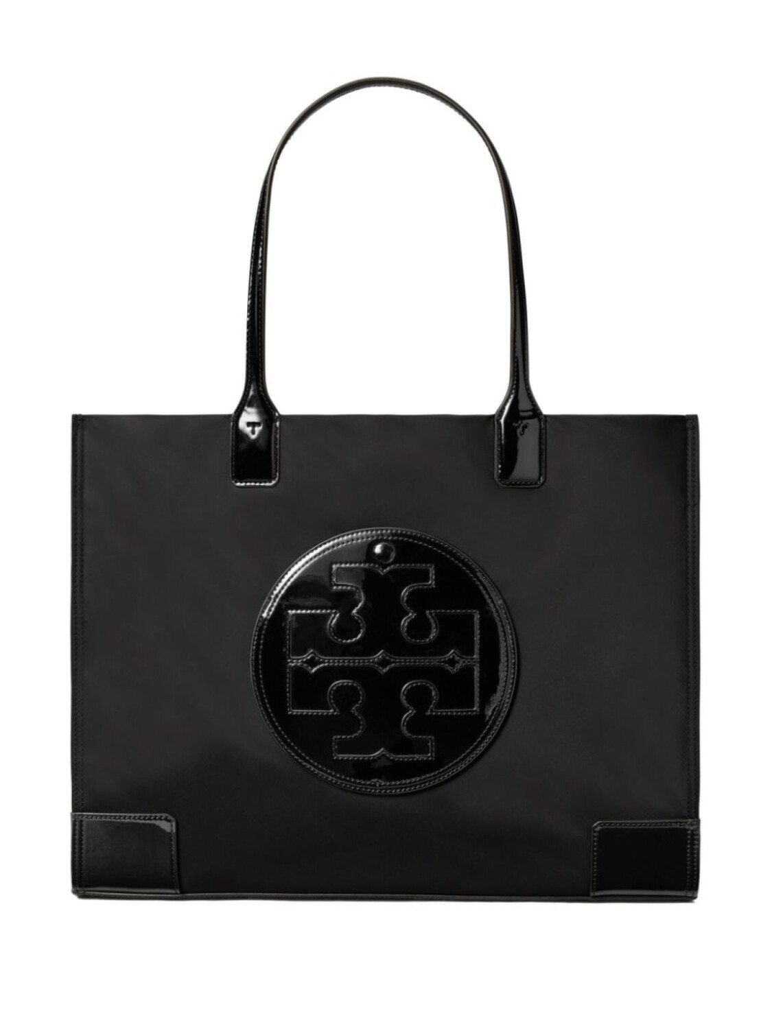 

Tory Burch лакированная сумка-тоут Ella, черный