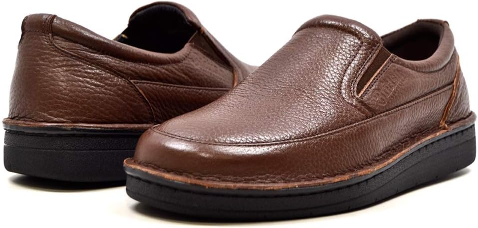 

Мужские слипоны British Collection Nottingham из кожи, коричневый