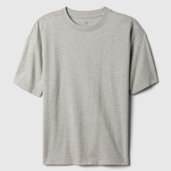 

Футболка regular-fit из хлопка Gap, серый