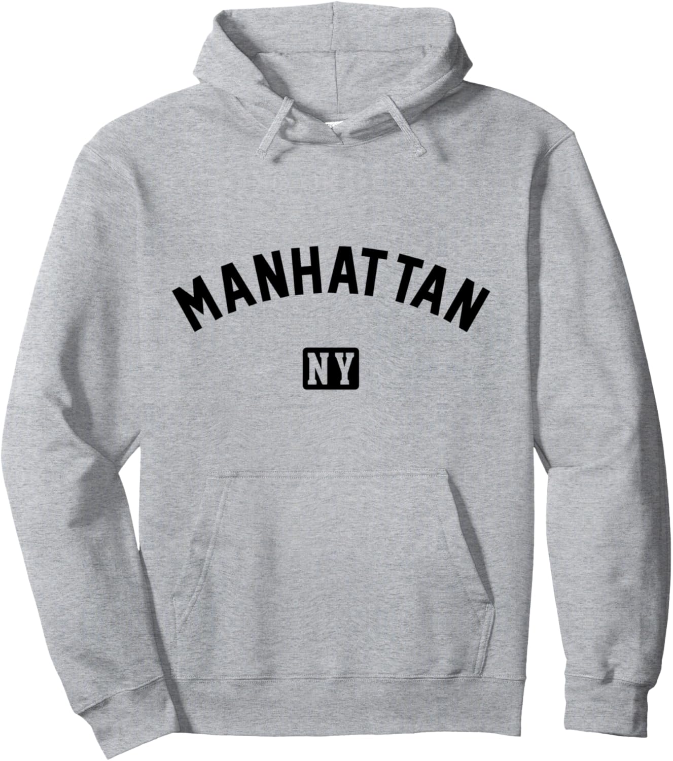

Классическая толстовка «Манхэттен, Нью-Йорк» Manhattan Apparel Co, серый