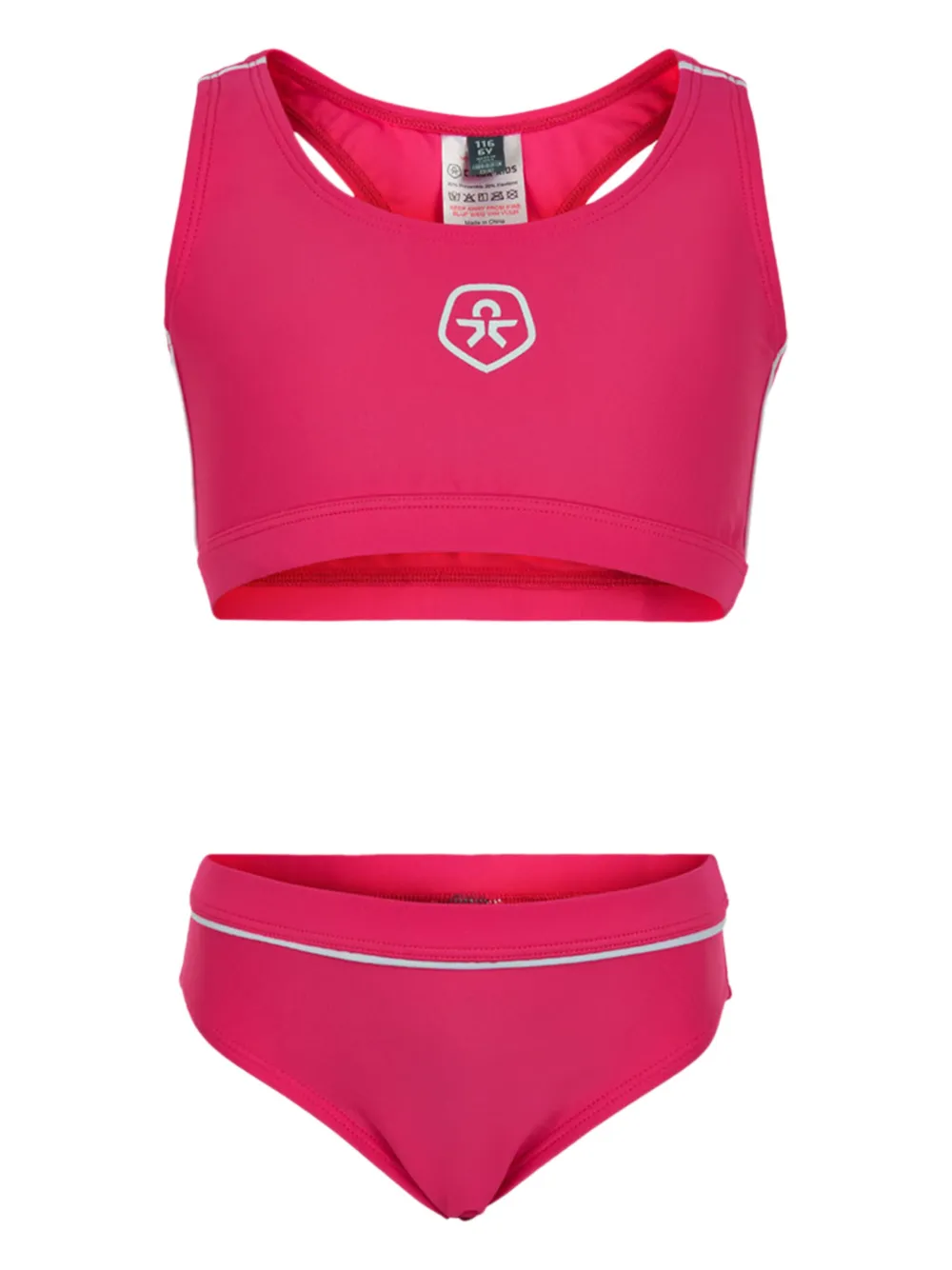 

Бикини с принтом логотипа Color Kids, розовый