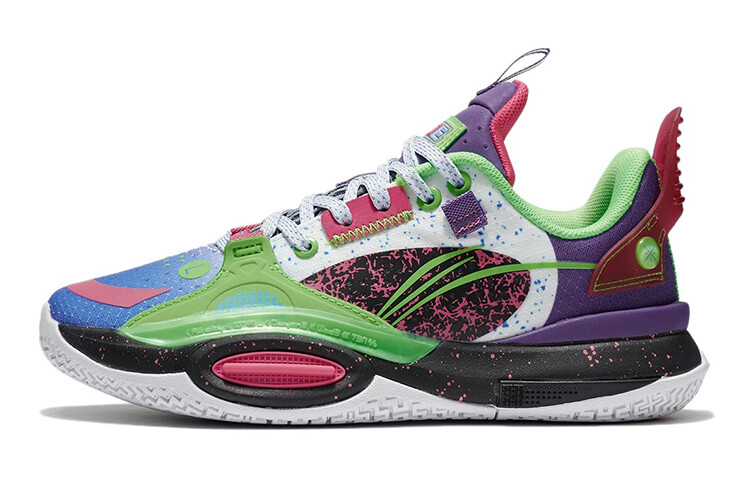 

Баскетбольные кроссовки All City 10 V1 для детей GS Low-top Dolphin Blue/Ultrafiel Light Violet Lining Young