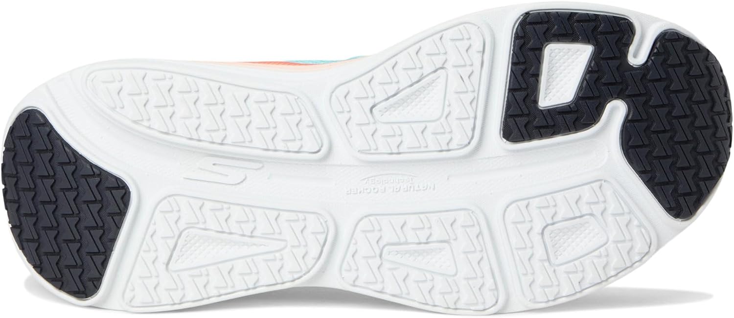 Мужские кроссовки Skechers Max Cushioning Endeavour - Space Angle, синий/оранжевый — фото 3