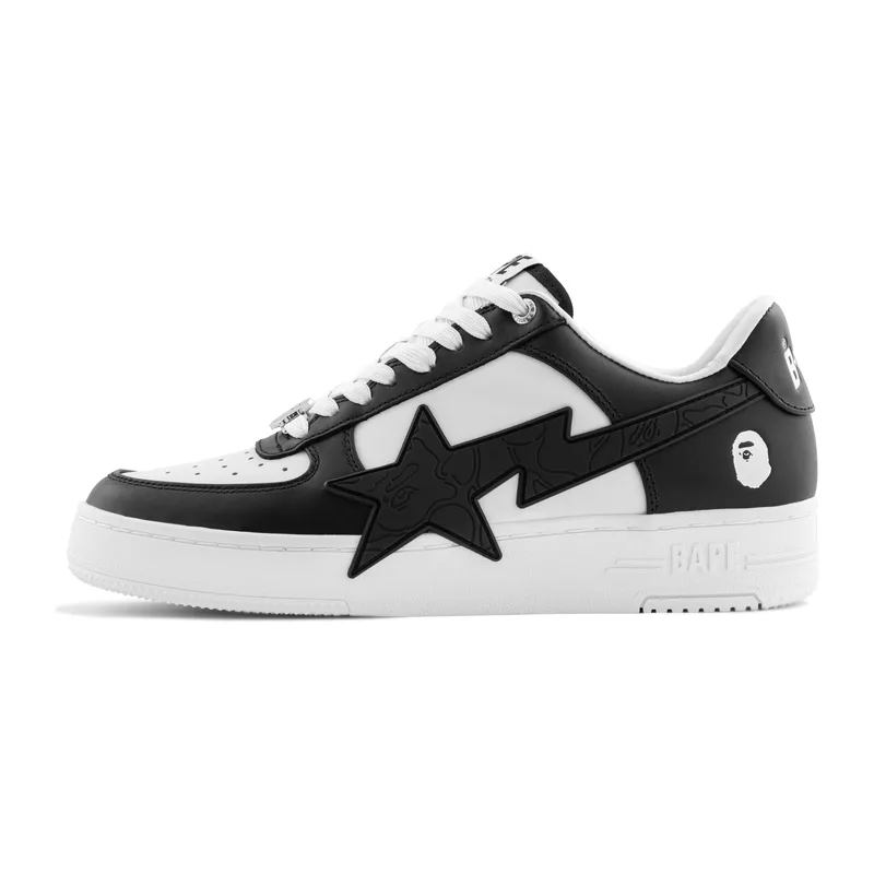 Кроссовки BAPE STA Low top для скейтбординга мужские A BATHING APE, черный BKX