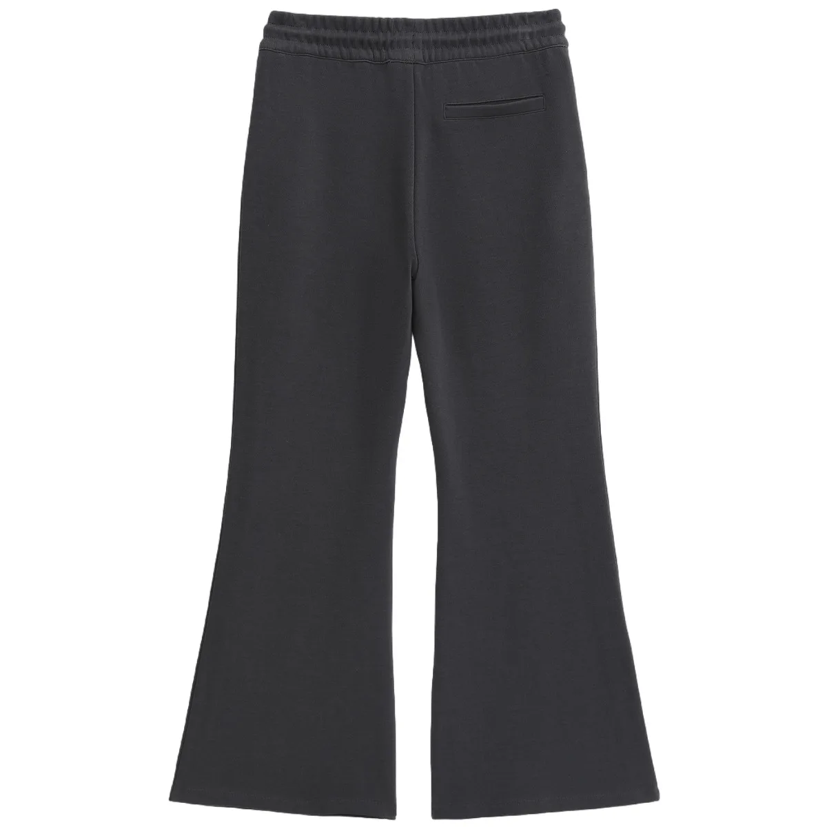 Вязаные спортивные штаны женские умеренные брюки-клеш GAP, Carbon Gray — фото 3