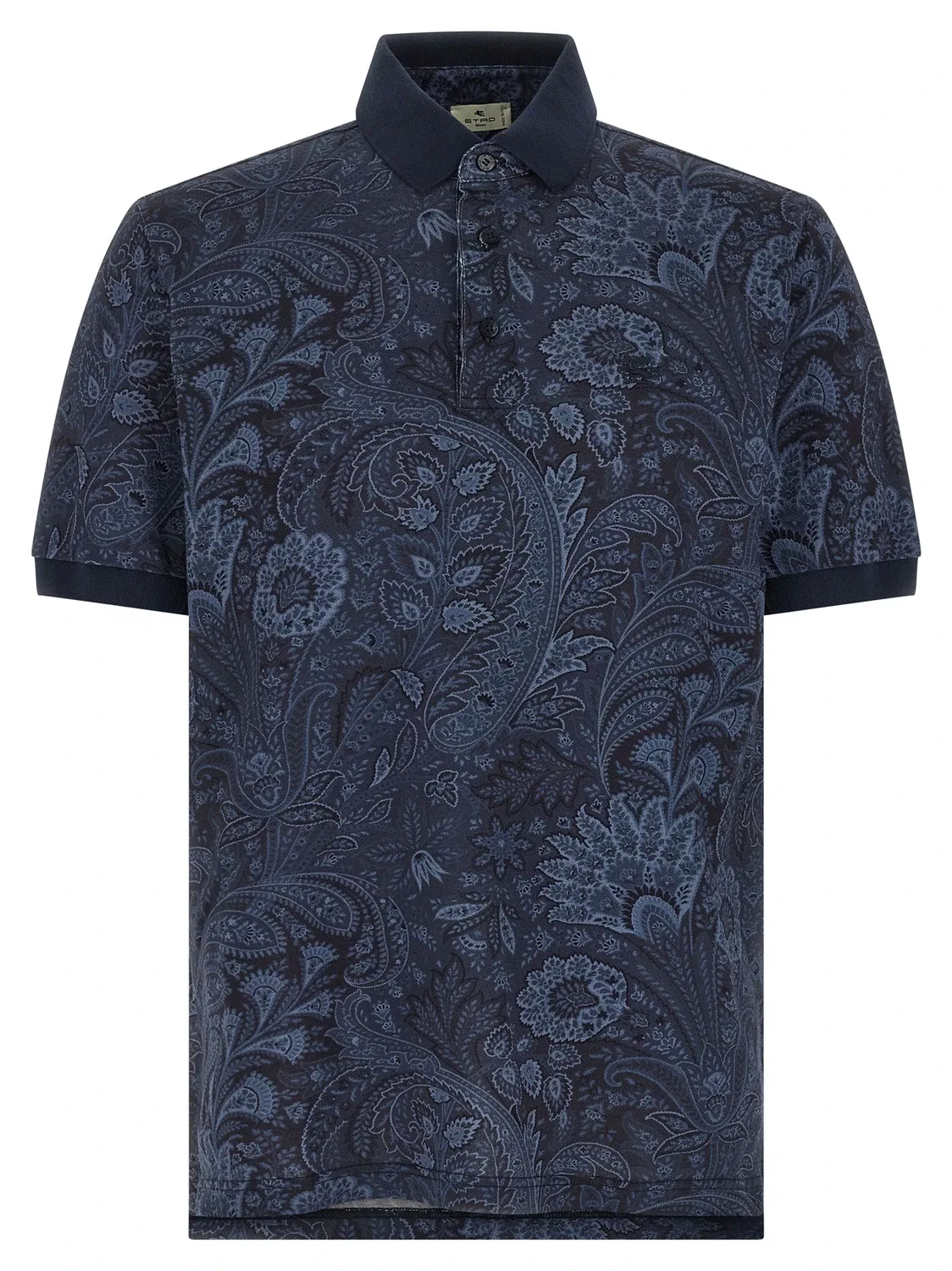 Поло с узором «Arnica Paisley» ETRO, синий