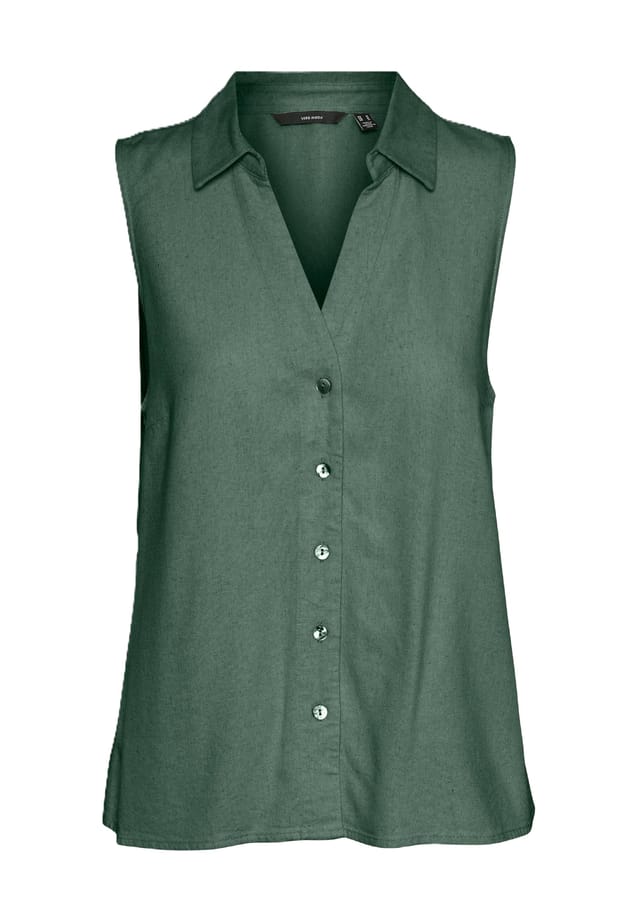 

Блузка верх "mymilo" лен Vero Moda, цвет 224196 laurel wre