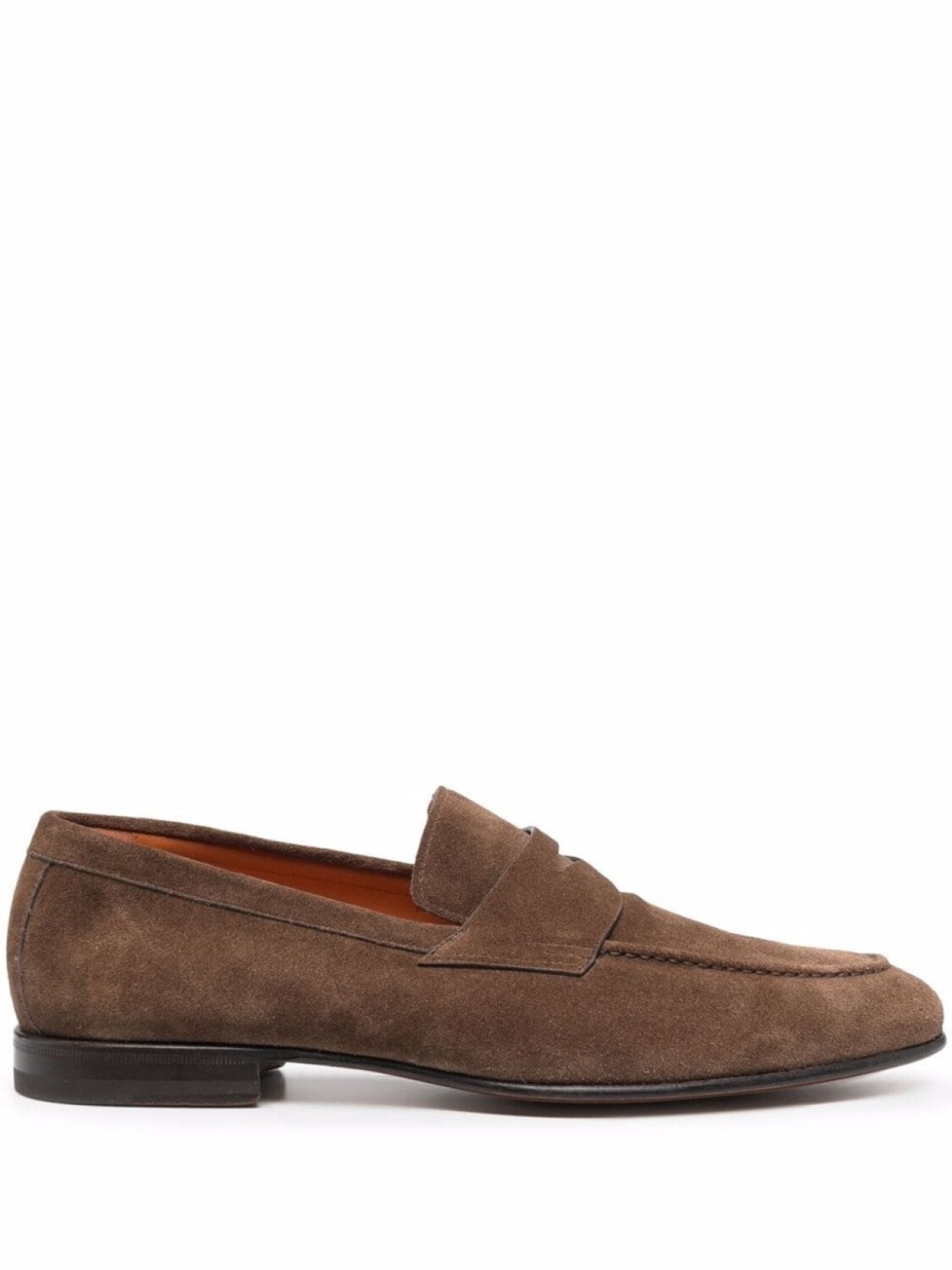 

Santoni пенни-лоферы с тональной строчкой, коричневый