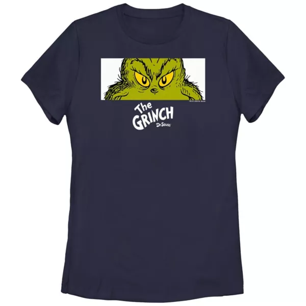 

Футболка с рисунком «Озорные глазки» от Junior's Dr. Seuss Grinch, синий