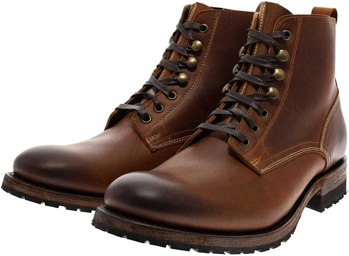 Мужские ботинки FB Fashion Boots Eagle II Chukka Boots Cuero на шнуровке, кожаные, коричневые — фото 2