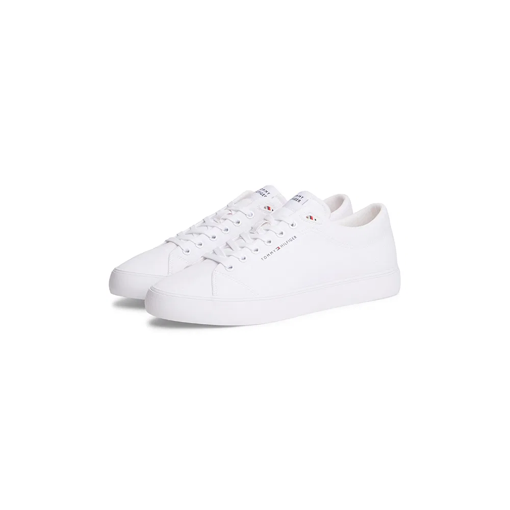 Мужские белые кеды Harlem Core Canvas от Tommy Hilfiger — фото 2