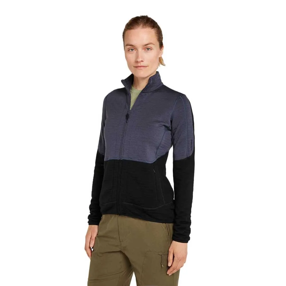 

Толстовка Icebreaker Merino 400 RealFleece Descender full zip, серый
