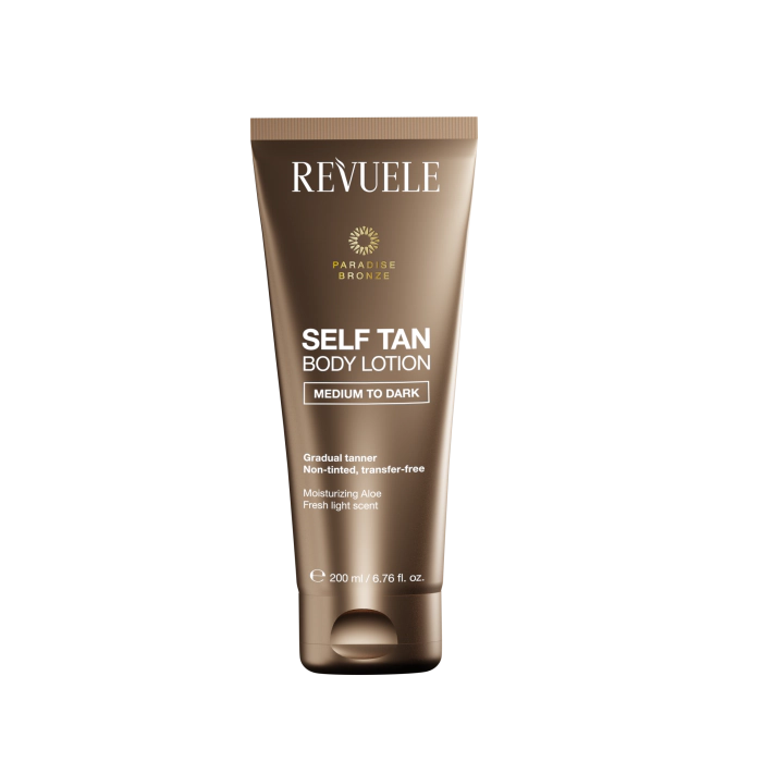 

Автозагар loción corporal autobronceadora self tan Revuele, цвет medium/dark