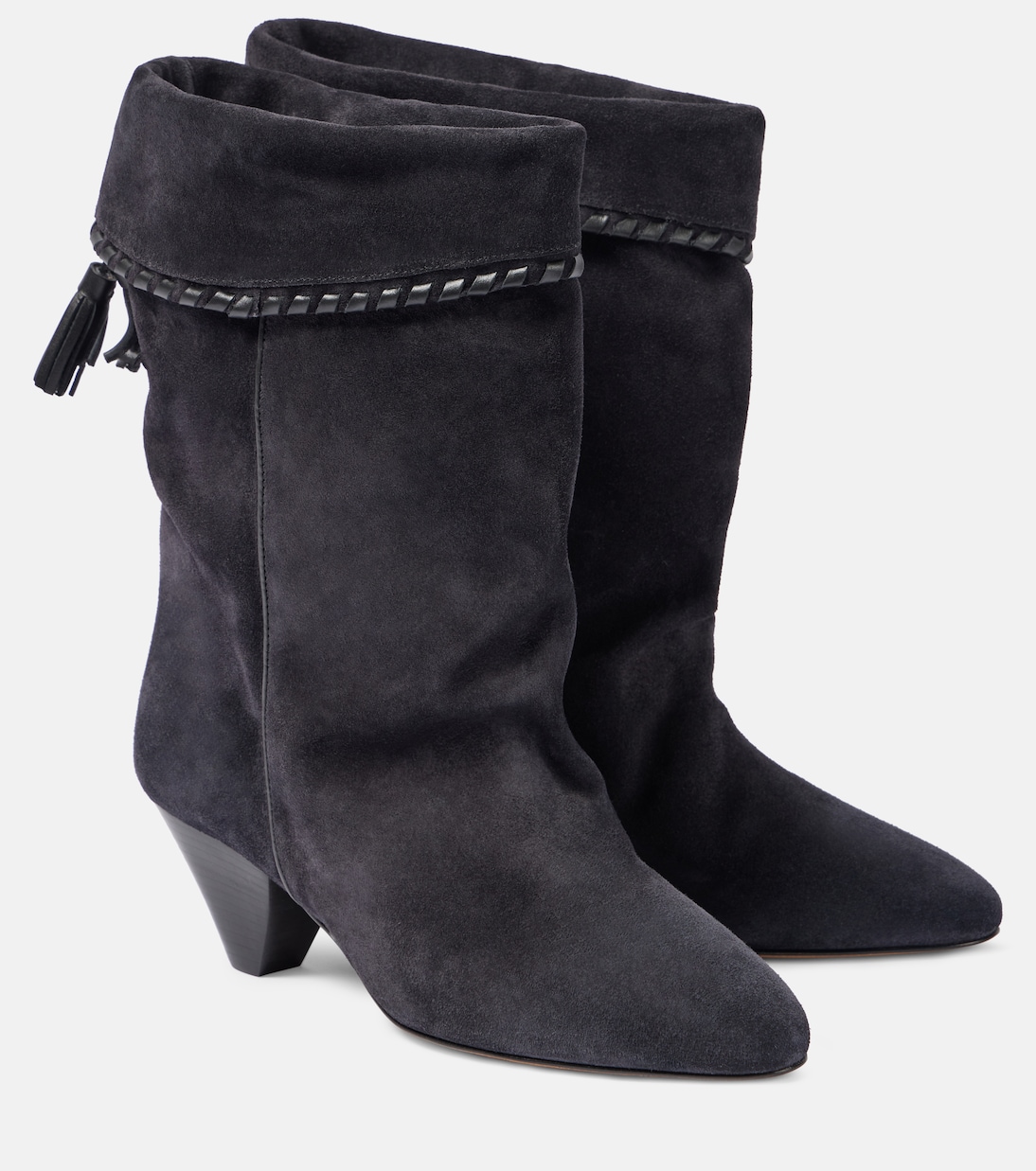 Замшевые ботильоны Dalby Isabel Marant, Faded Black