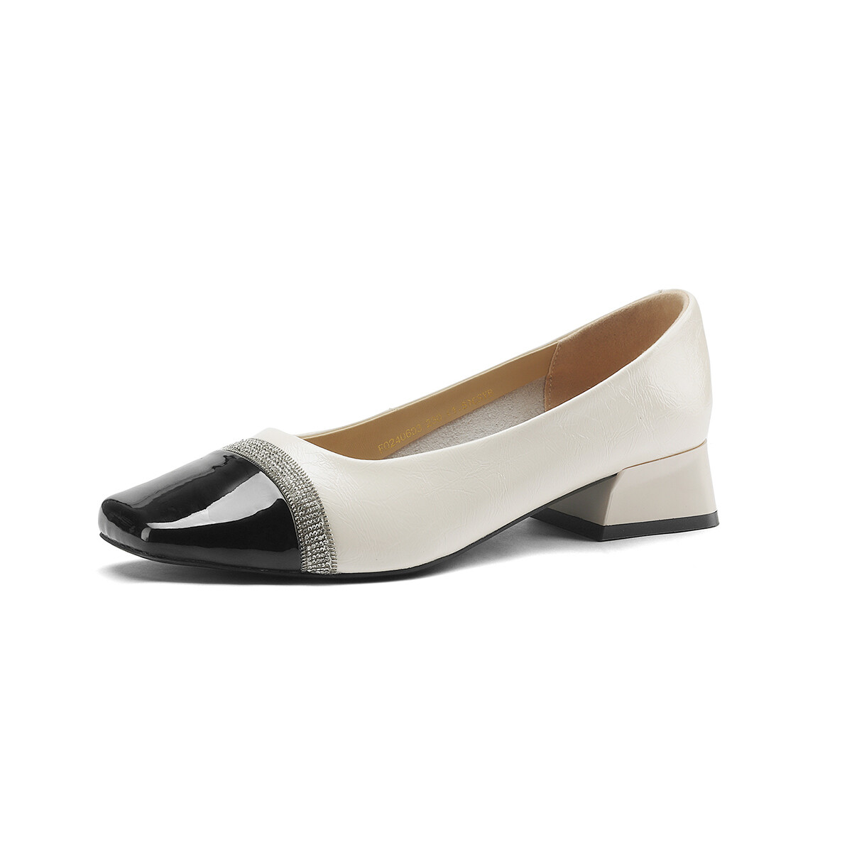 Туфли женские повседневные Women's Casual Shoes Women's Foxer, цвет Silver/Black — фото 2