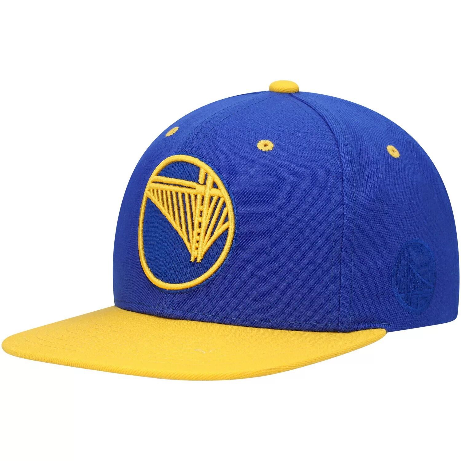 

Мужская кепка Mitchell & Ness Royal/Золотая Golden State Warriors Upside Down Snapback