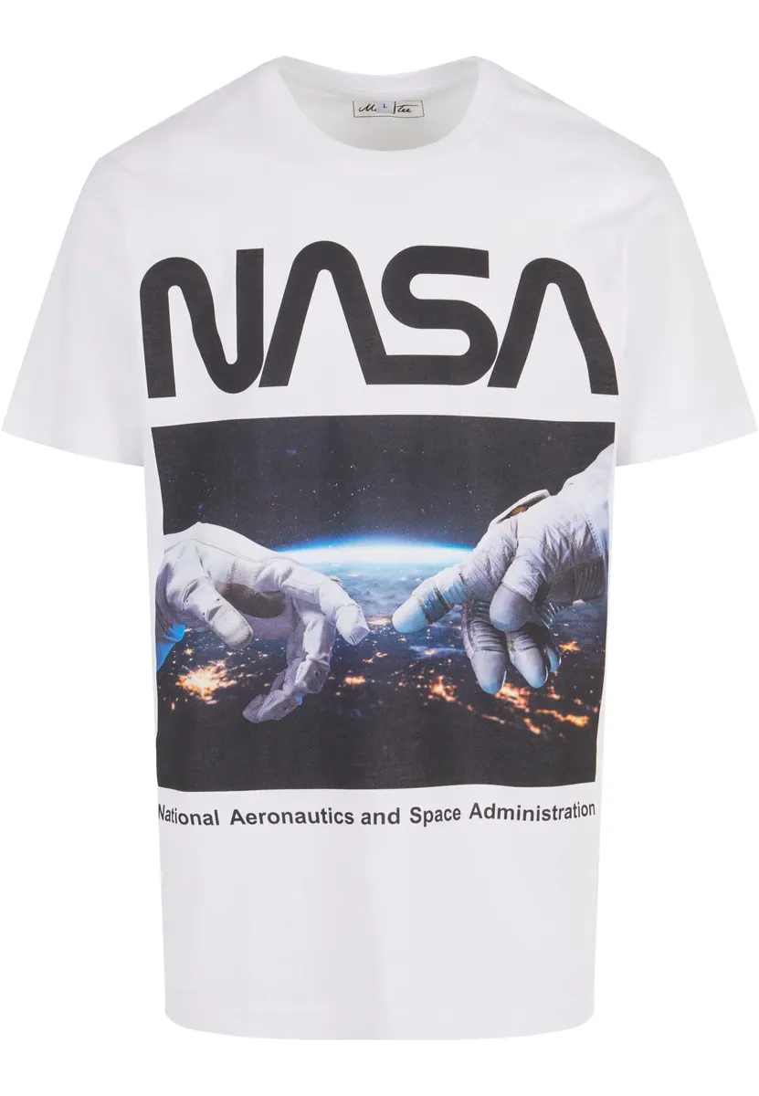 

Футболка Mister Tee "Мужская футболка Mister Tee с руками астронавта НАСА" Mistertee, белый
