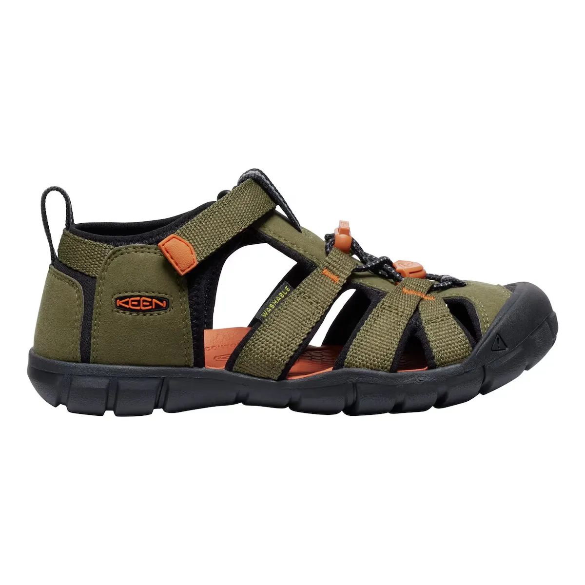 

Детские горные сандалии SEACAMP II CNX Keen, темно-зеленый