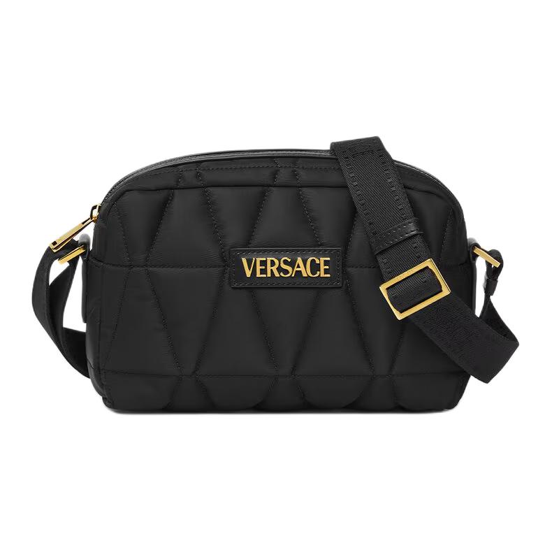 

VERSACE Мифическая нейлоновая сумка-мессенджер через плечо мужская черная