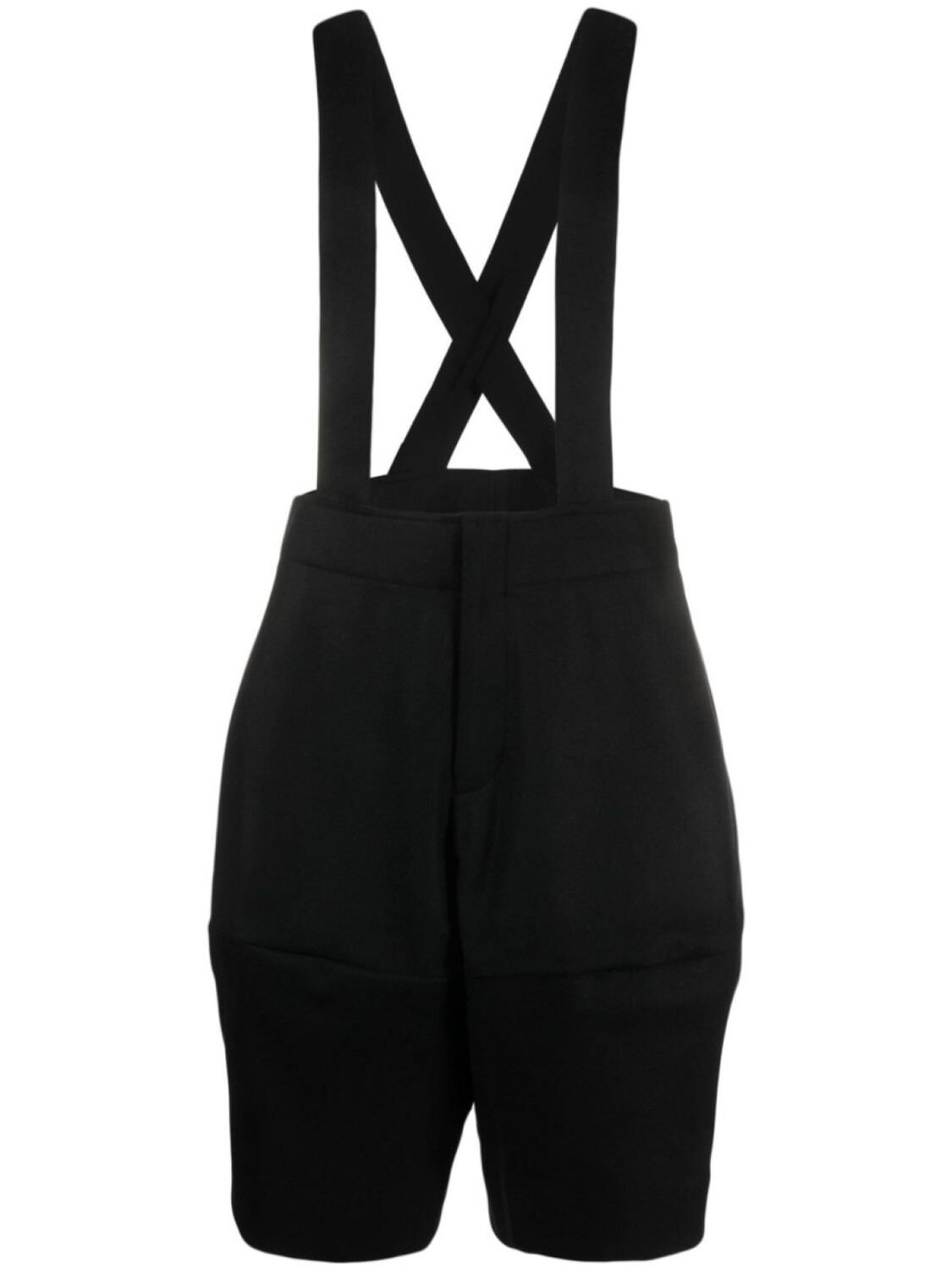 

Comme Des Garçons wool suspender shorts, черный