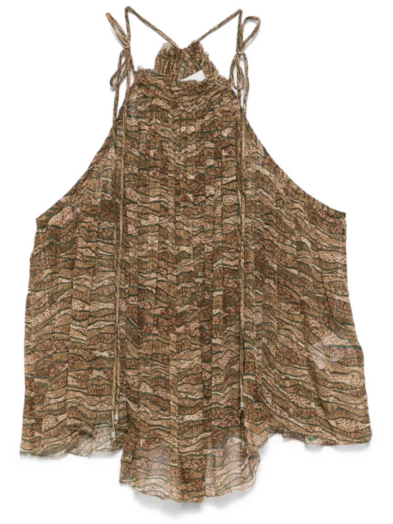

MARANT ÉTOILE Акила топ, коричневый